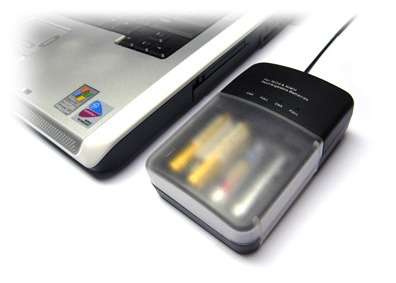 Okion USB (Aa/Aaa) Battery Charger 4 LED status light - Okion