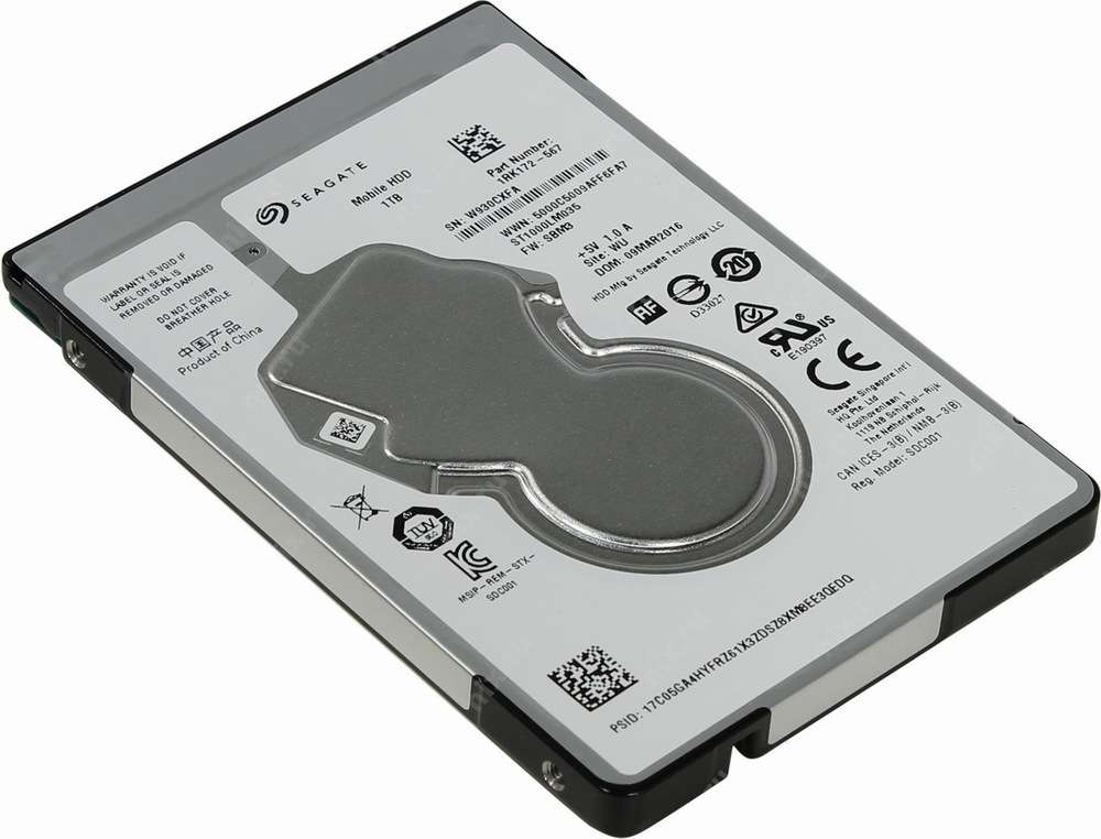 Seagate 1TB Mobile Hard Drive 2.5-inch SATA 6Gbps 7mm