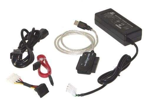 USB to IDE/SATA Adapter Kit with Power Supply