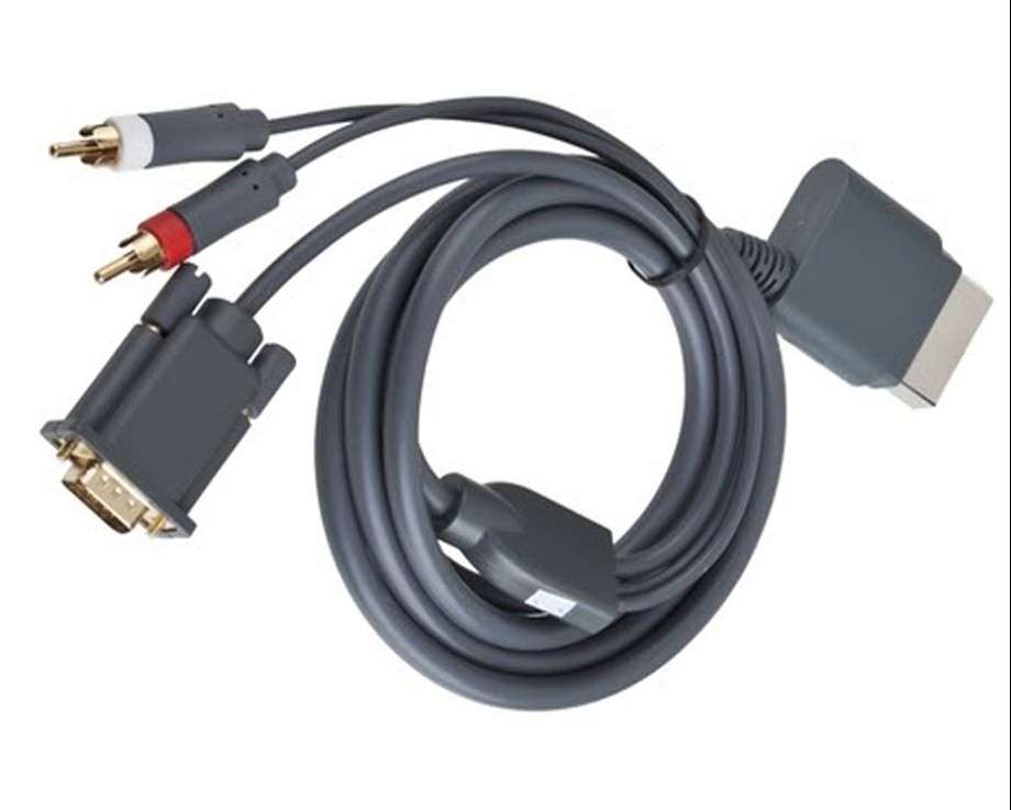 Xbox 360 VGA Cable with LR Audio