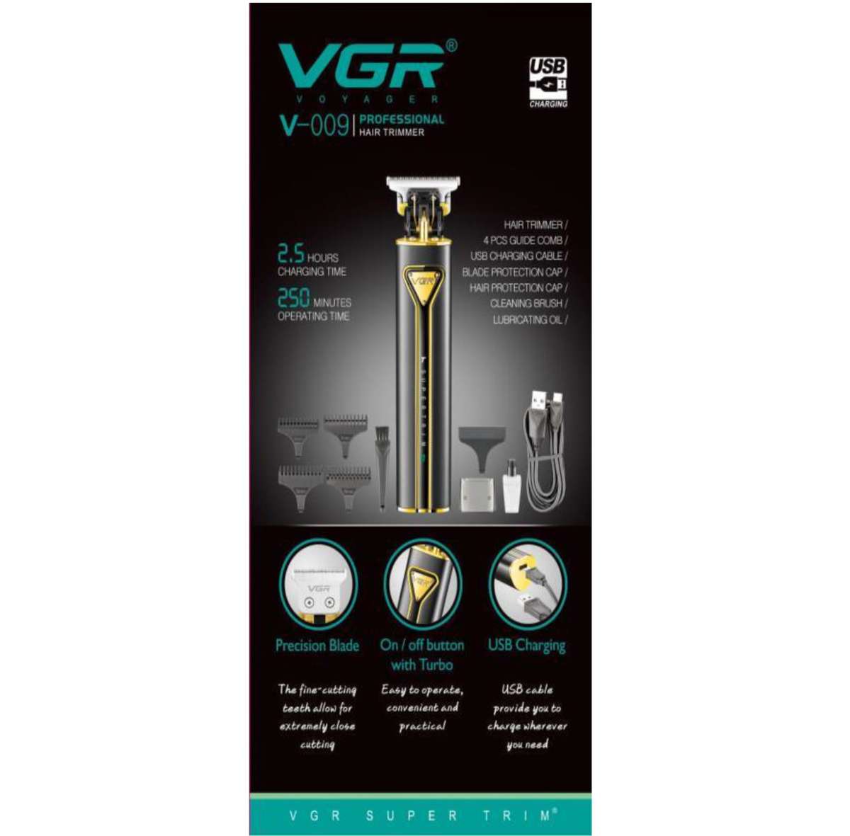 VGR V-009 Professional hair trimmer