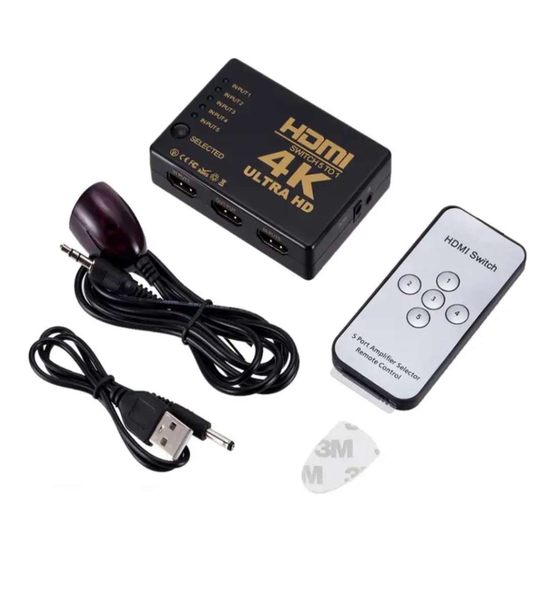4K HDMI with remote control