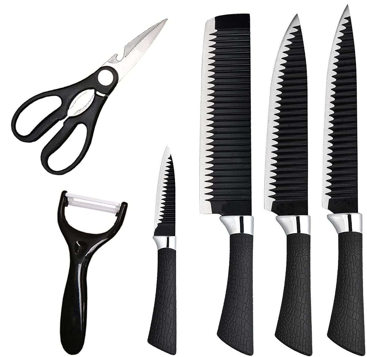 6 Piece Kitchen Knife Set