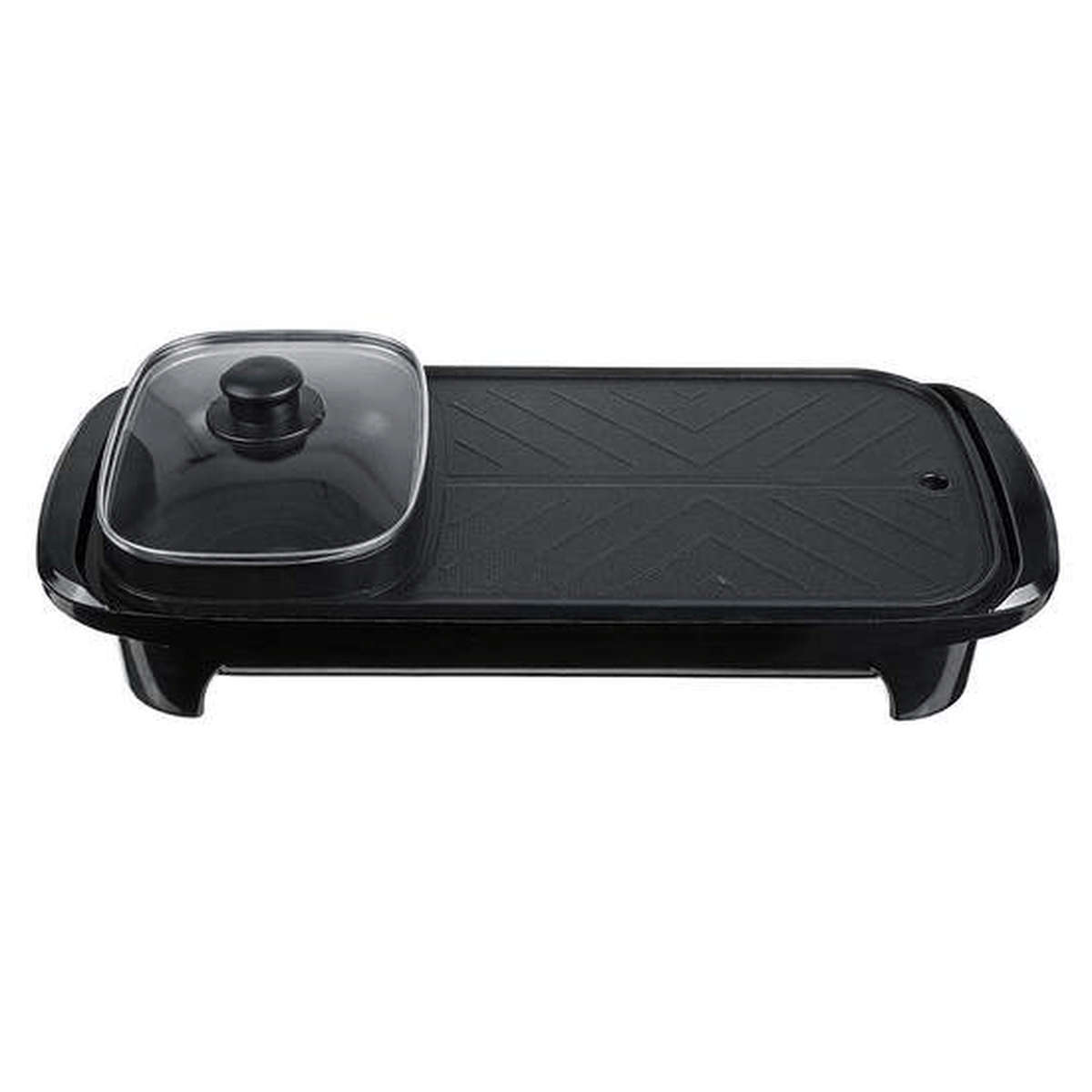 2 In 1 Electric Barbecue Pan Grill