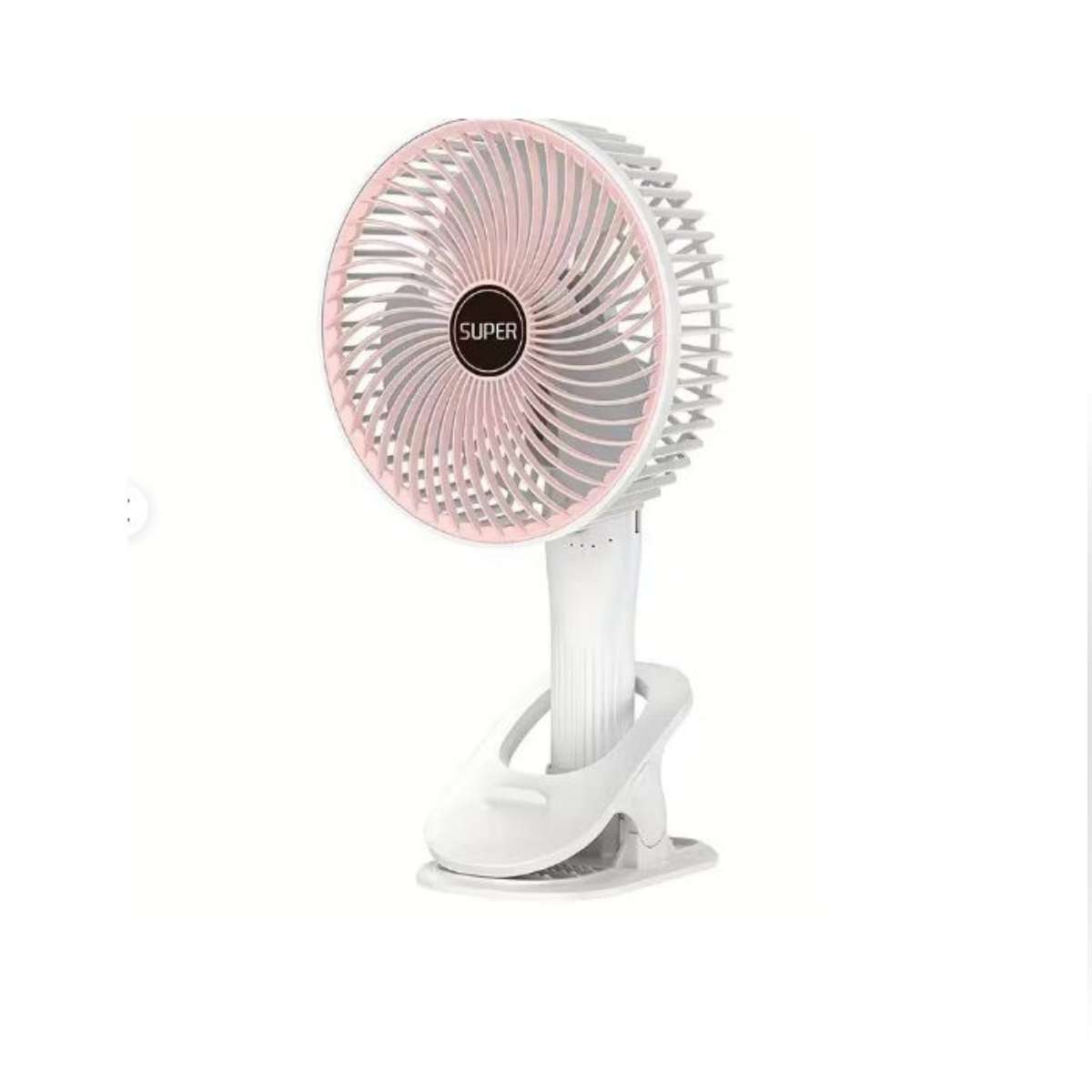 Portable rechargeable desktop clamp fan
