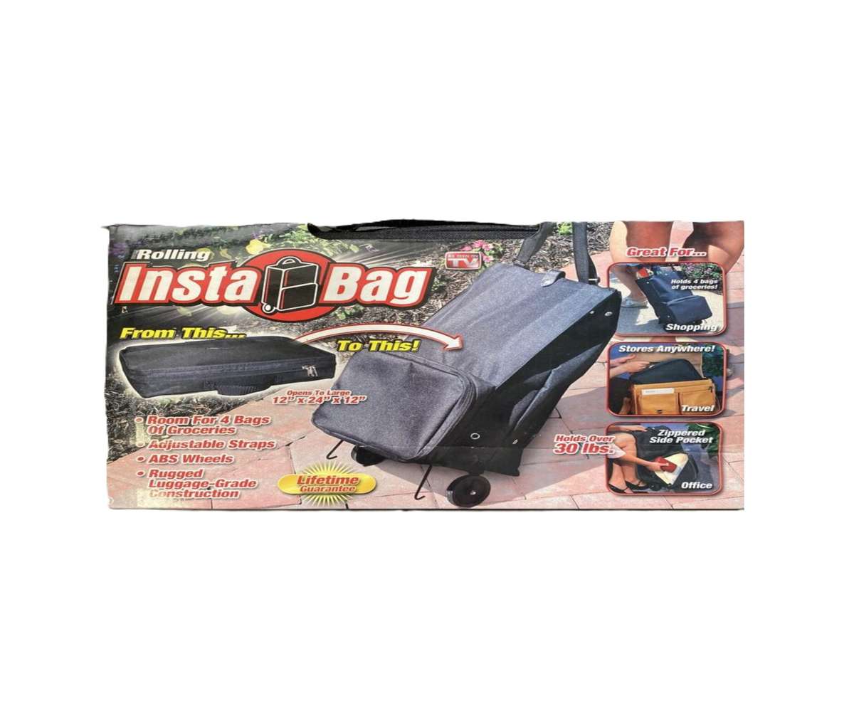 Insta bag-collapsible compact rolling bag