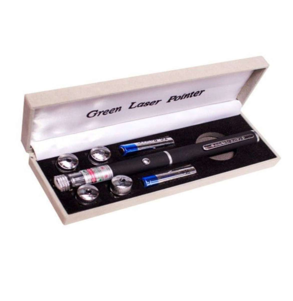 Portable 5 in 1 green laser pointer pen
