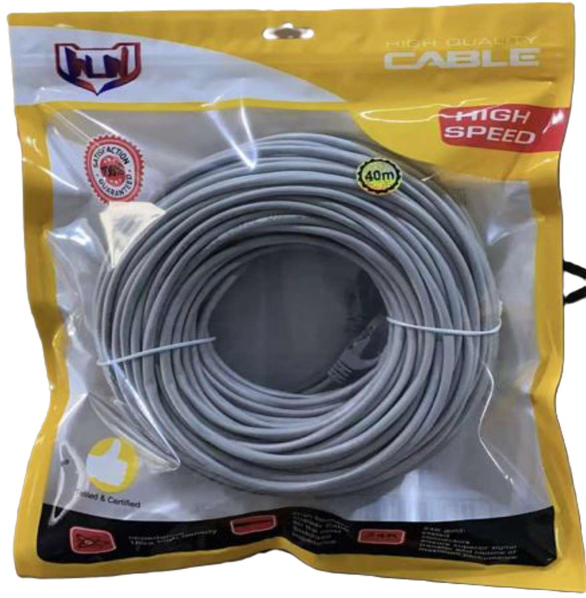 Patented high speed ethernet cable 40m
