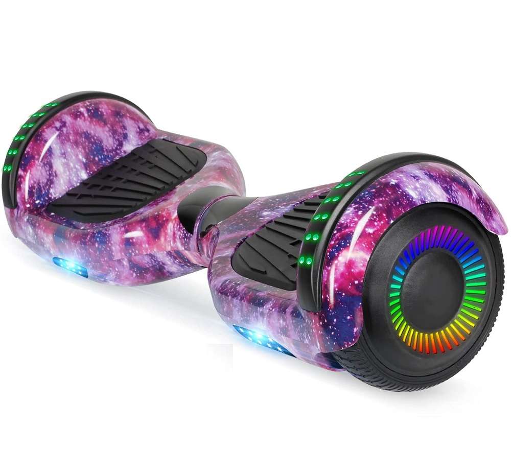 6.5" Smart Auto Balance Hoverboard With Bluetooth Speaker - Purple