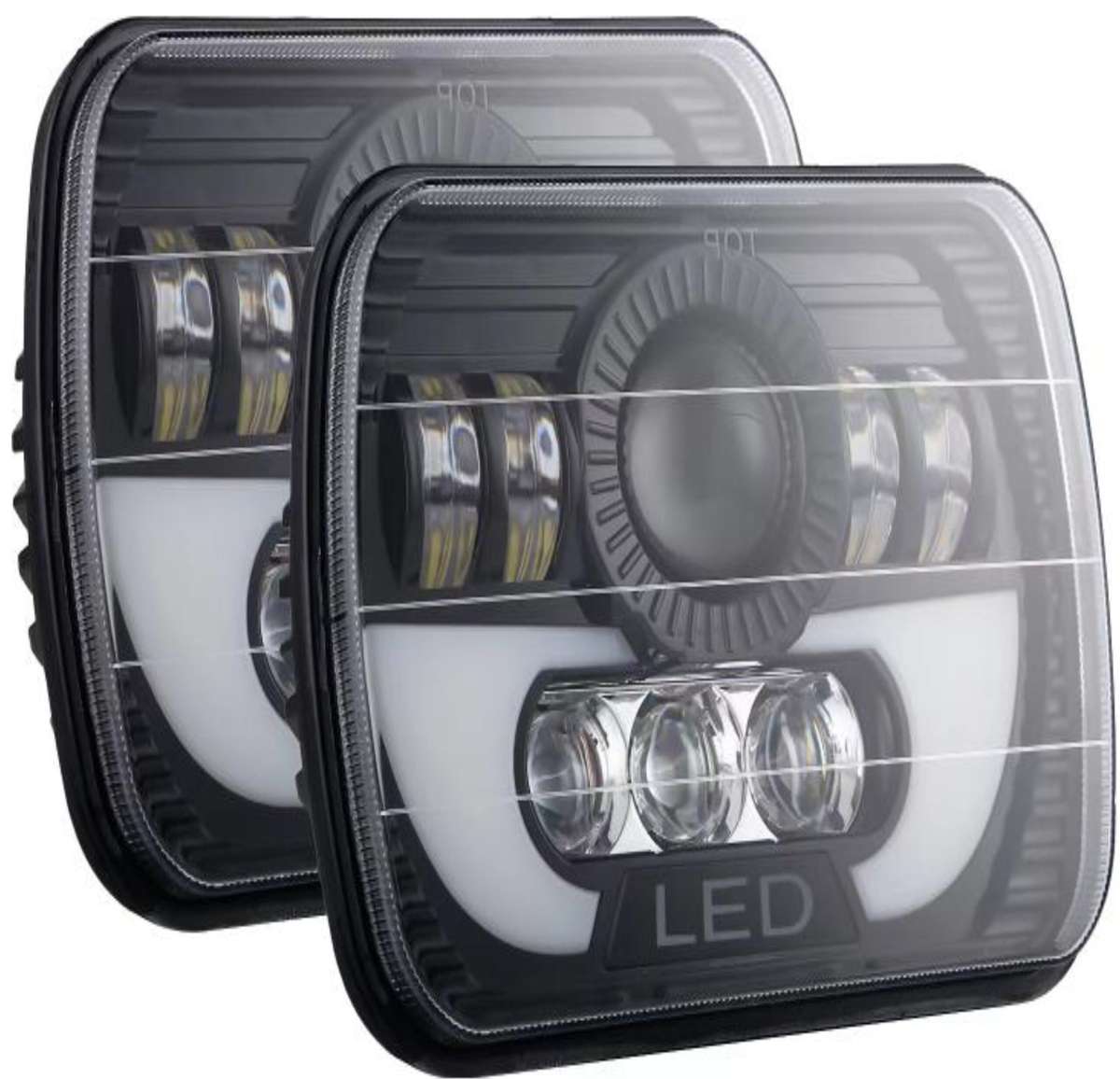 7 inch headlights rectangular headlight