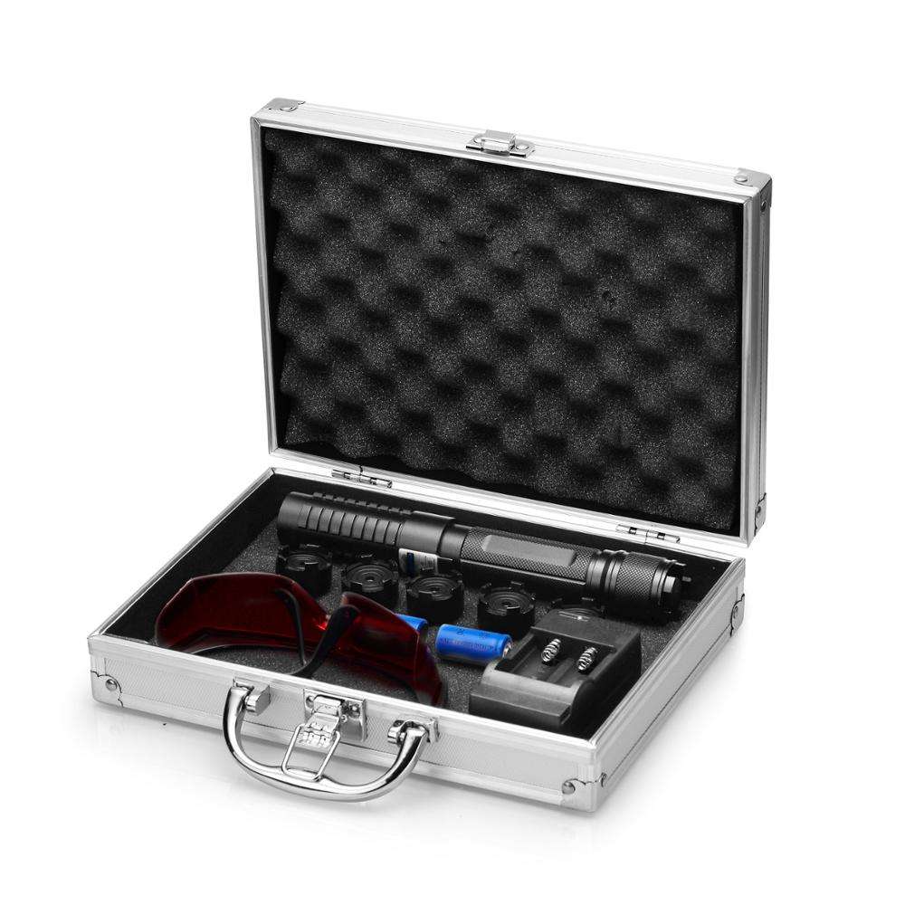 High Power Burning Blue Rechargeable Laser Pointer 5000mw 450nm