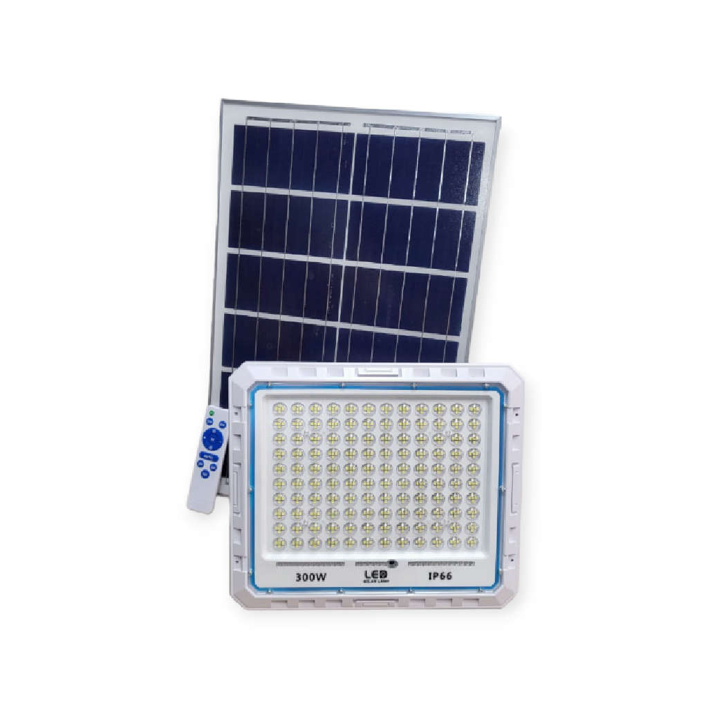 Solar Powered LED Floodlight With Remote Control 300W