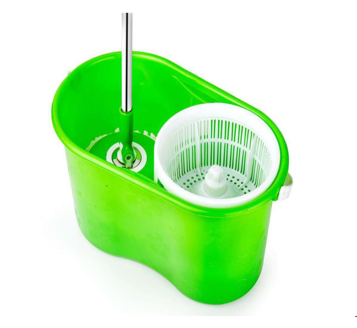 Rotating spin mop &amp; bucket