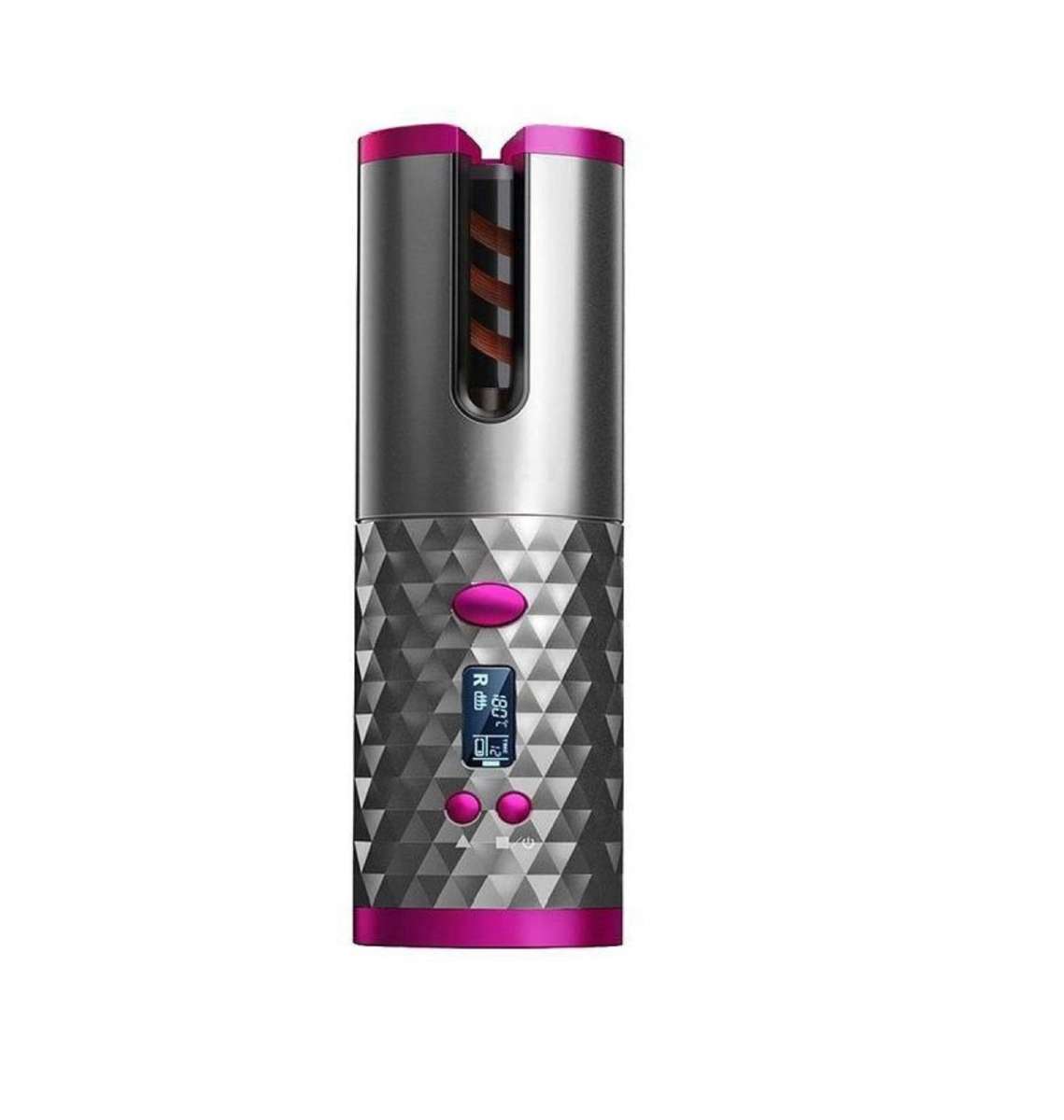 Cordless rechargeable automatic hair curler