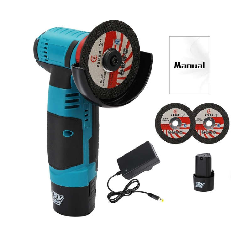 Handheld Angle Cordless Angle Grinder 12V 4500mah Battery
