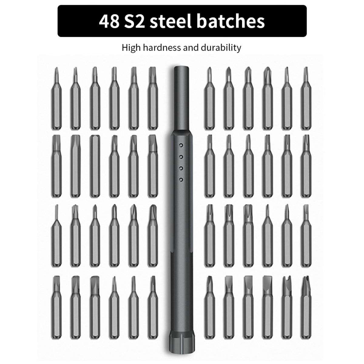 Screwdriver Repair Tool Kit with 48 Pieces Bits