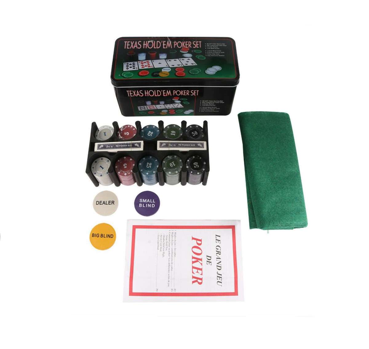 Texas Hold 'Em poker game set