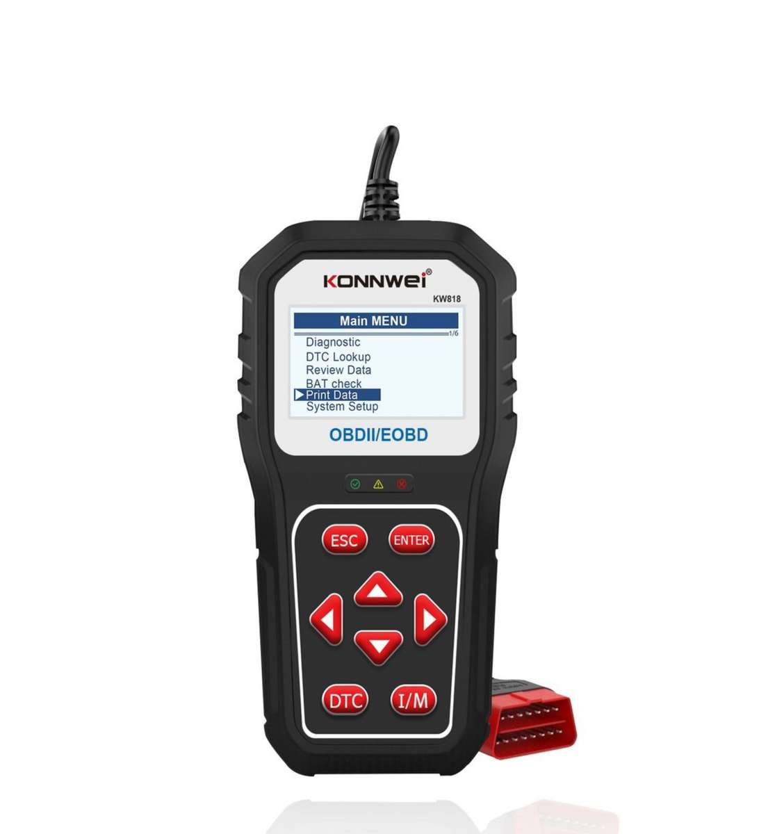 KW818 auto diagnostic tool scanner &amp; car engine analyzer