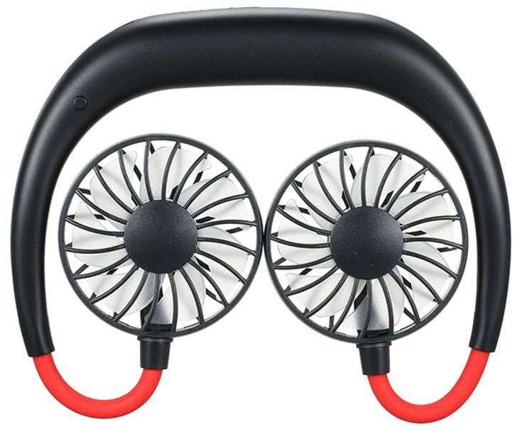 Neck Hanging Sports Fan Black