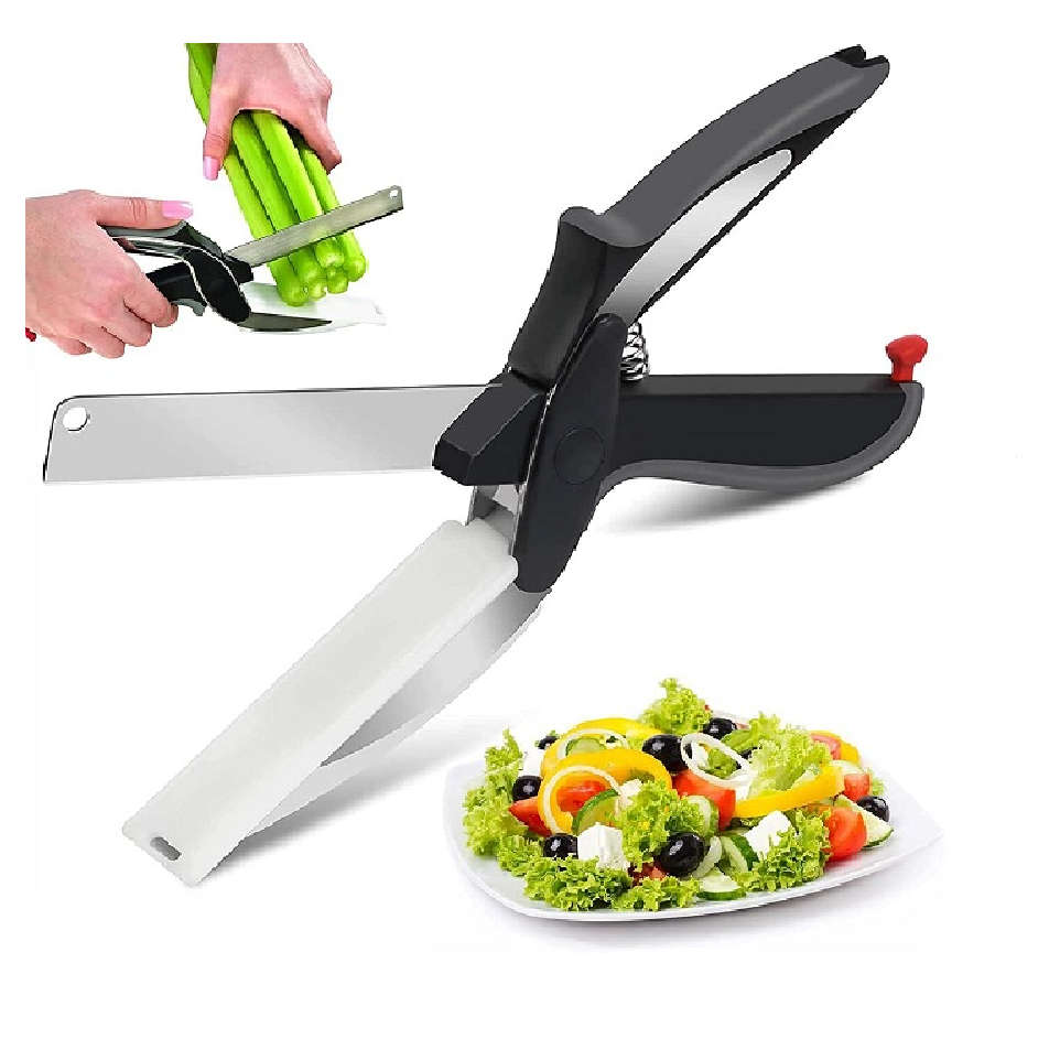 Kitchen Scissors With Bult-in Cutting Board
