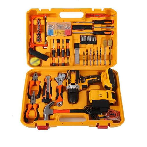 100pc Versatile and Powerful Cordless Drill Set in a Complete Toolkit