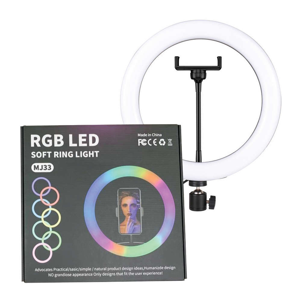 RGB LED Soft Ring Light & Tripod