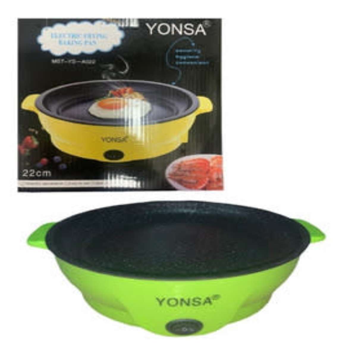 Electric frying baking pan