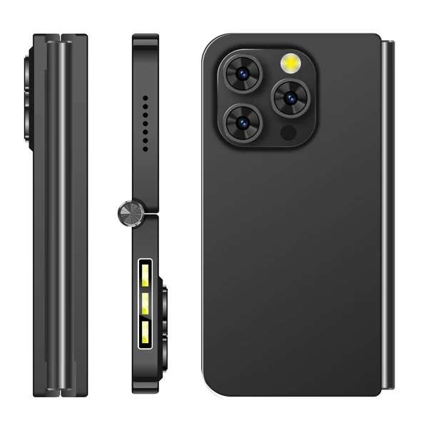 V-899 Dual 2.8" Screen Flip Mobile Phone - 2 sim + SD Card