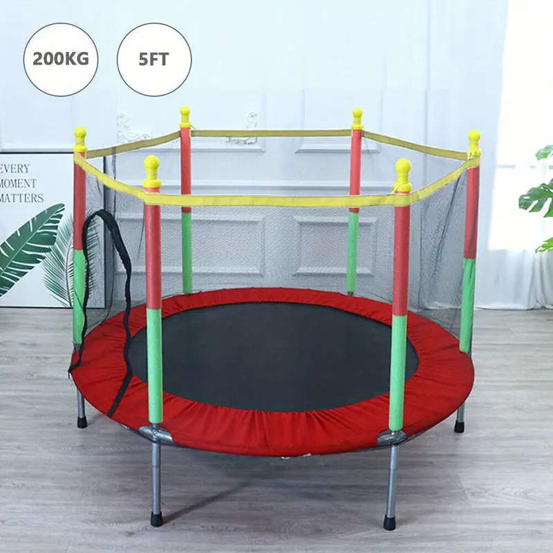 ASHCOMONLINE Kids Trampoline with Protection Net Trampolines