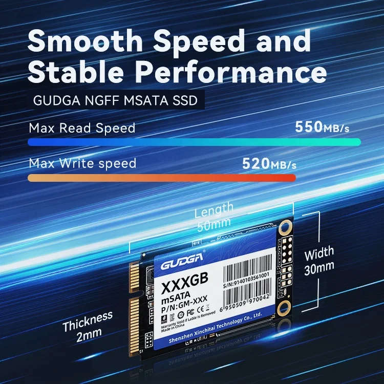 GUDGA 512GB M.2 SATA SSD, Internal Solid State Drive