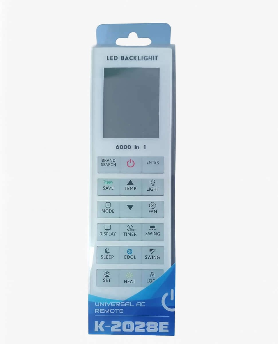 K-2028E Universal AC Remote  6000-in-1 Smart Control