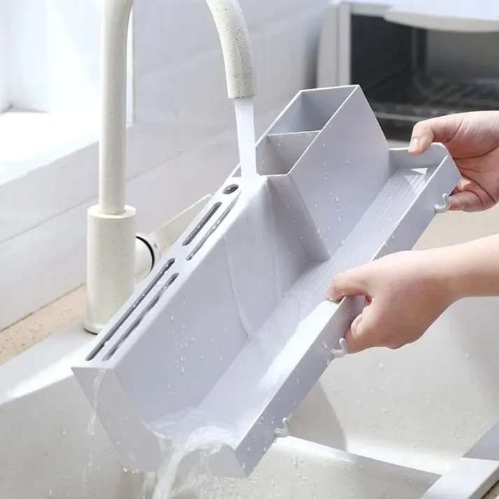 Multi-Functional Wall-Mounted Storage Rack with Hooks & Compartments  Space-Saving Organizer f...