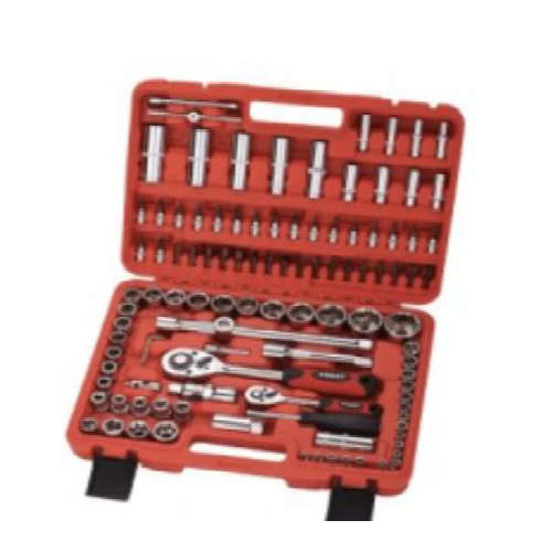 Ashcomonline 108Pcs Hand Tool Set Single Sided Rachet Wrench