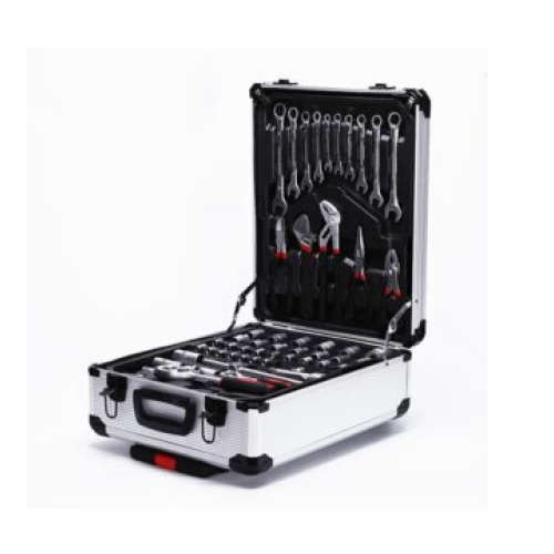 Ashcomonline 186-Pieces Household Hand Toolbox Kit Set Power Drill