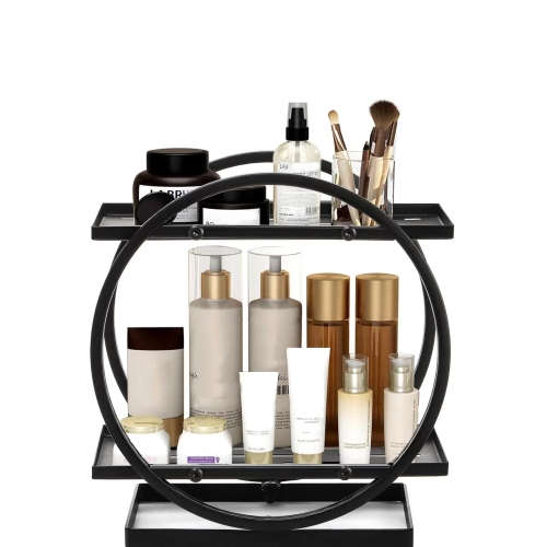 Ashcomonline Bathroom Countertop Organizer Aluminium Rack Shelf For Bathroom