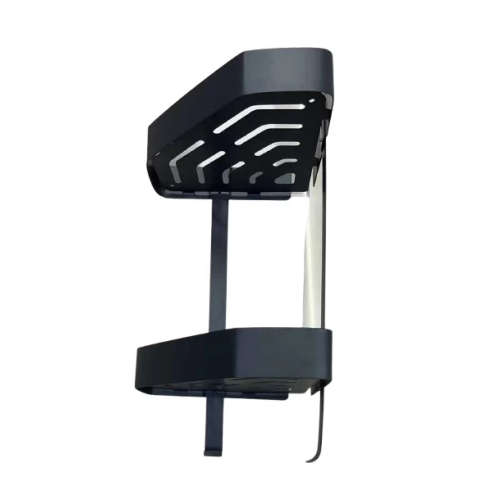 Ashcomonline Bathroom Shelf Adhesive Corner Aluminium Rack Shelf For Bathroom