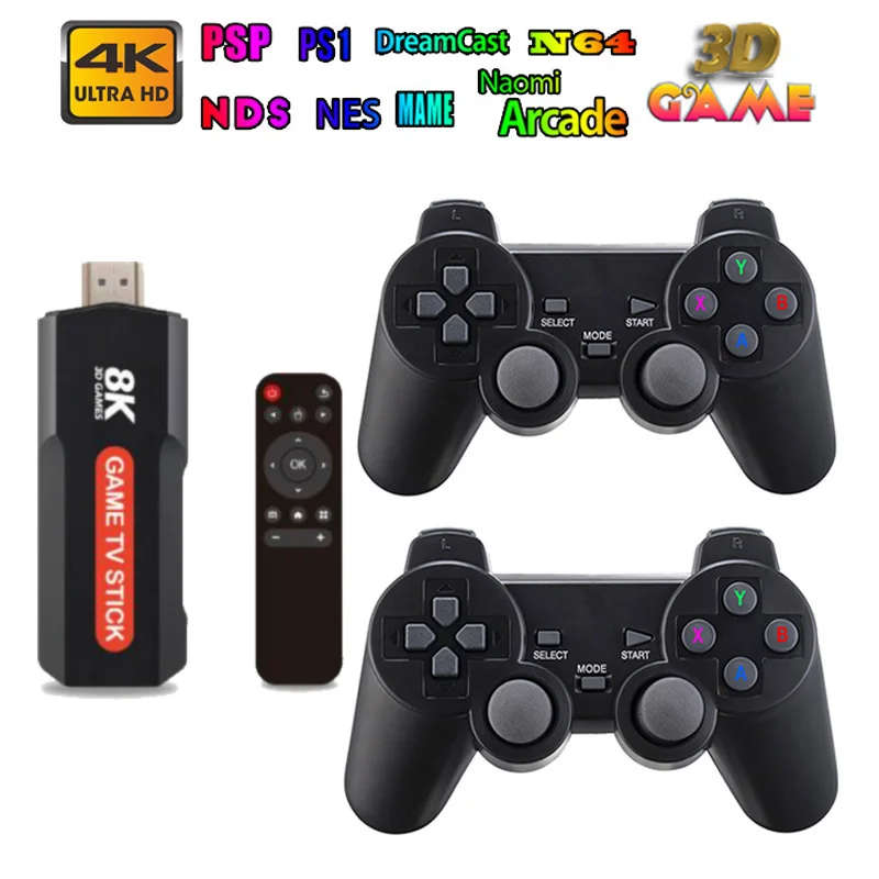 Ashcomonline Video game console with wireless controller NA GB