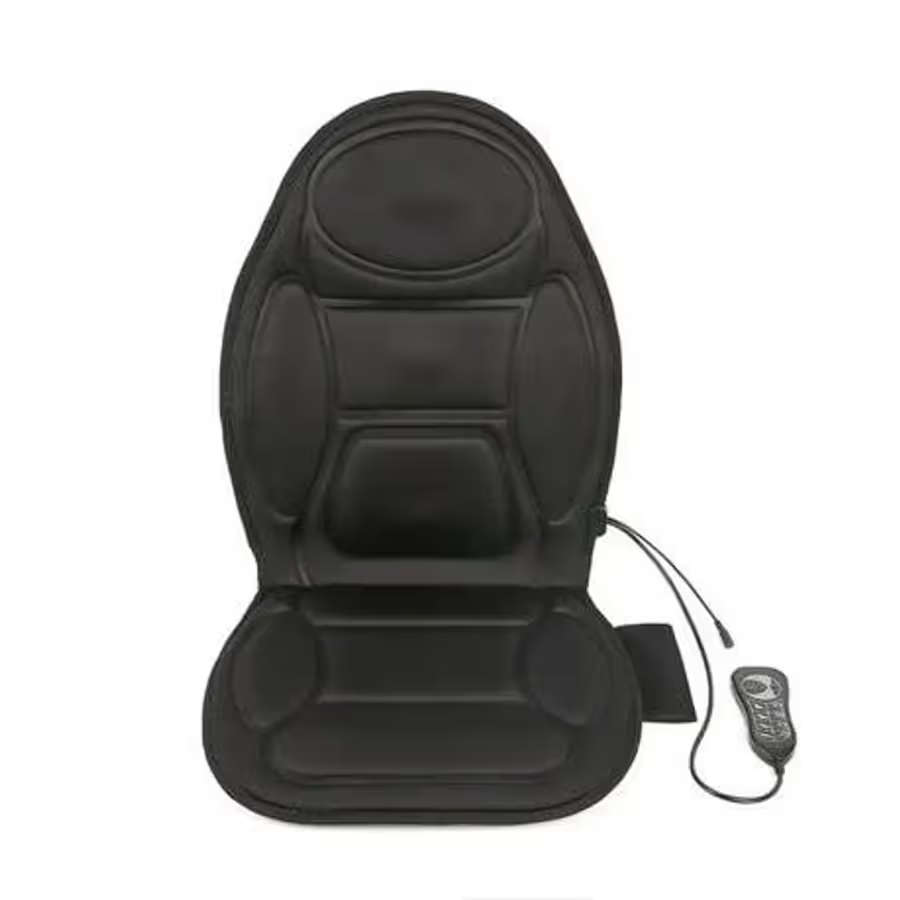 Ashcomcom 2 in 1 Car Heating Massage Cushion Vibration Massager