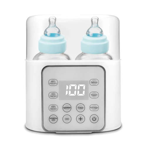 ashcomonline Baby 9-in-1 Bottle Warmer - 2 Slots