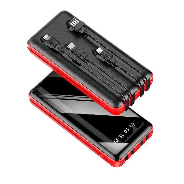 Ashcomonline 15000 mAh Wired &amp; Wireless Power Bank