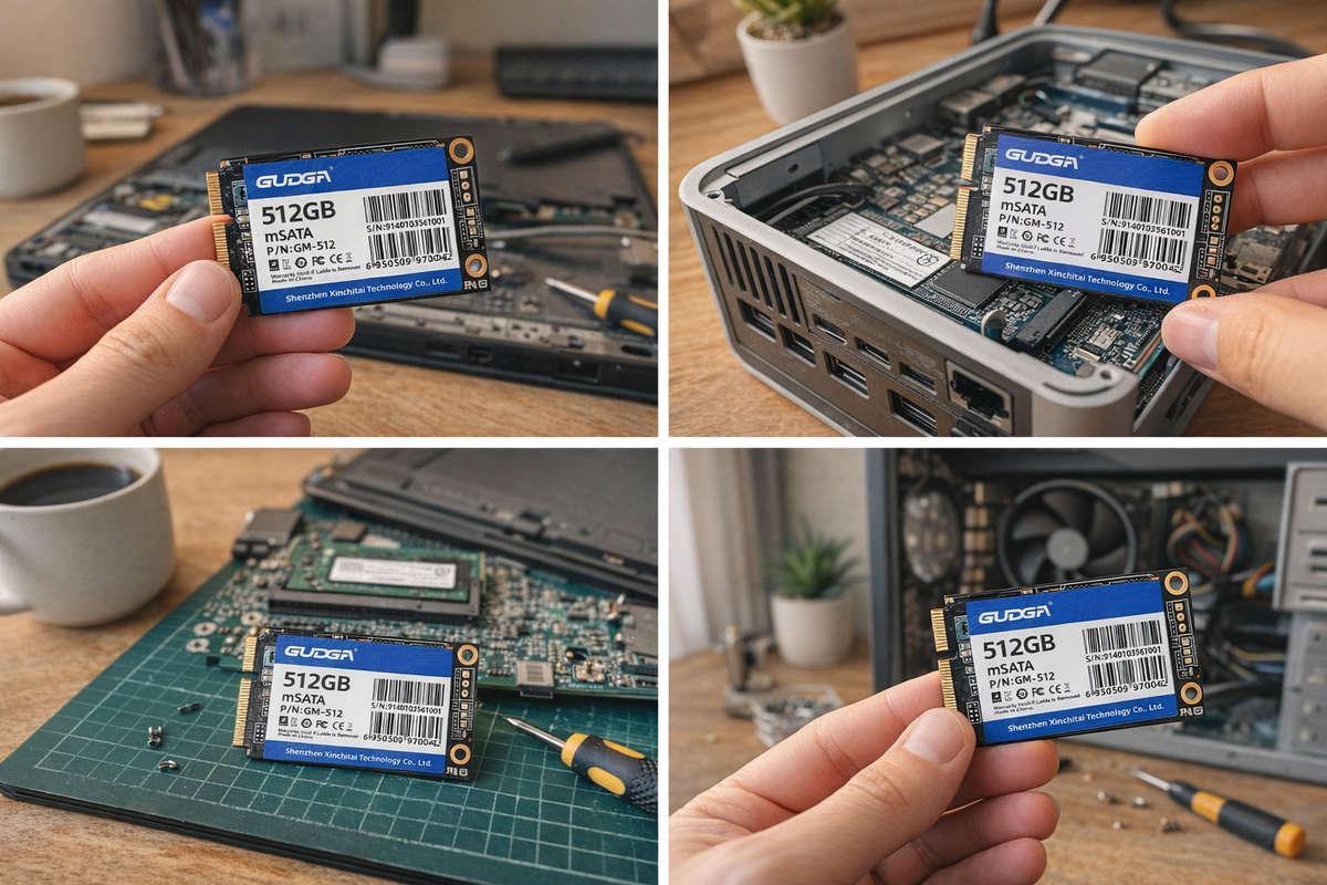 GUDGA 512GB mSATA SATA SSD Internal Solid State Drive (GM-512)