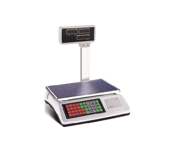 Digital Label Printing Scale  Retail Weighing Scale with Built-in Label Printer, Price Computi...