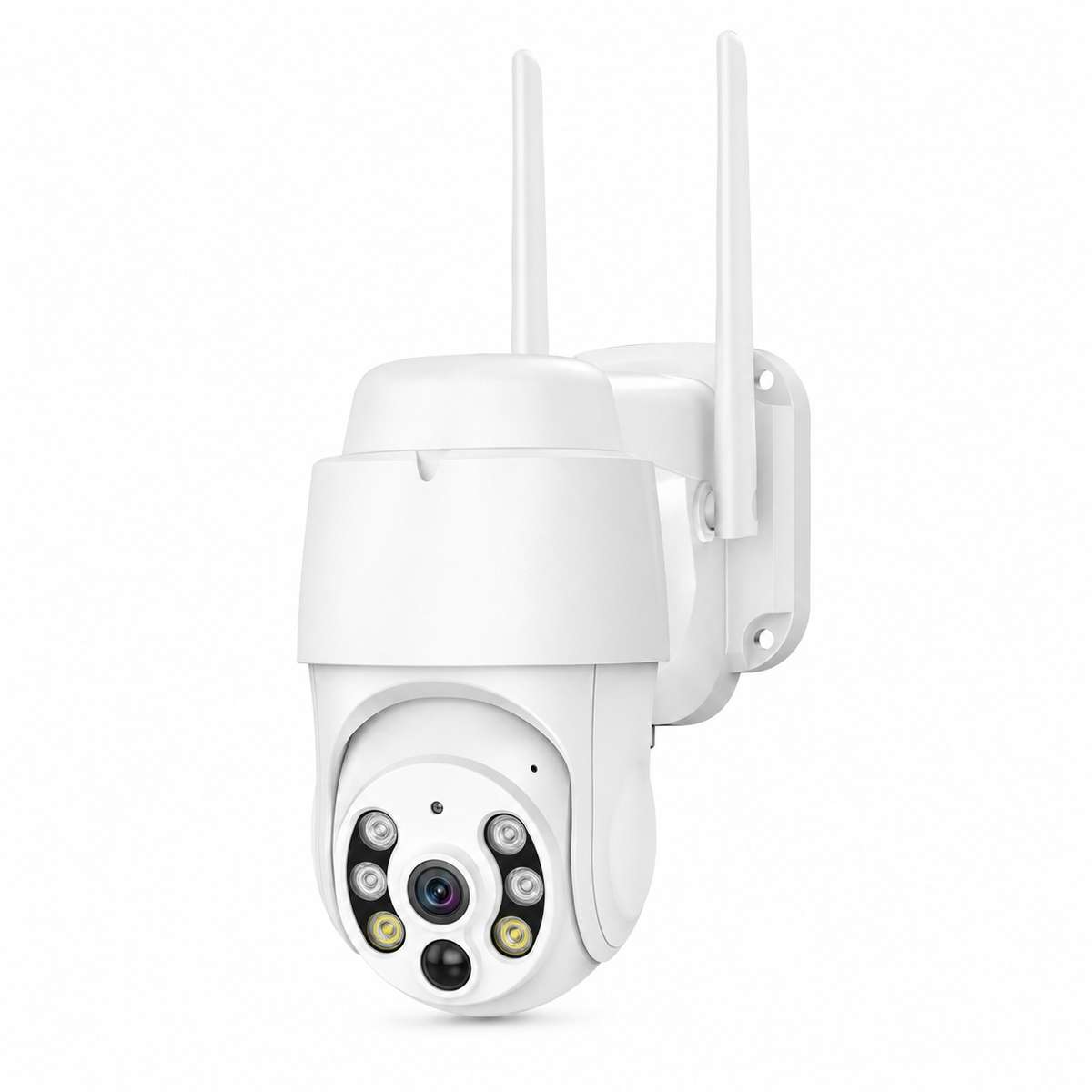 1080P WiFi Smart Security Camera with Dual Antennas, PTZ Rotation, Night Vision, Motion Detection...