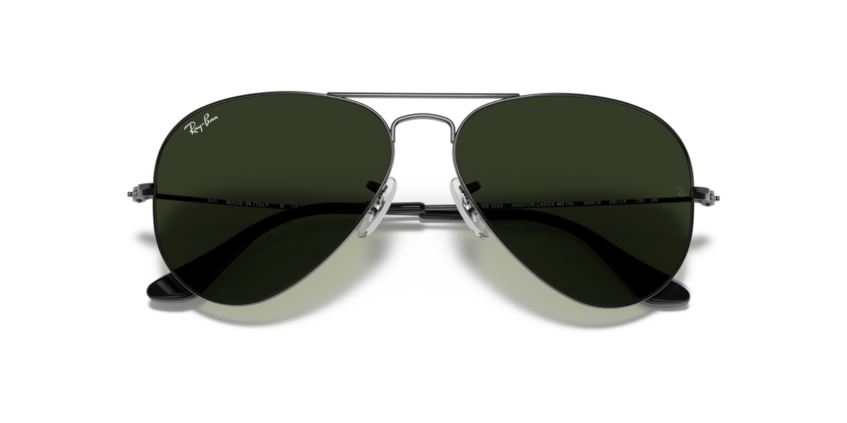 Ray-Ban Aviator Gun Metal RB3025 Designer Sunglasses RayBan