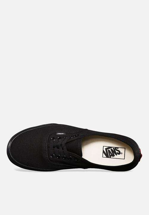 VANS AUTHENTIC BLACK SNEAKERS