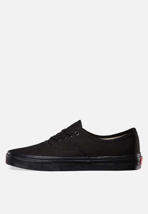 VANS AUTHENTIC BLACK SNEAKERS