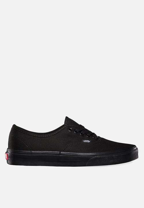 VANS AUTHENTIC BLACK SNEAKERS