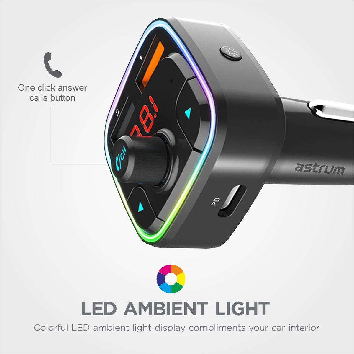 Wireless FM Transmitter + PD Charger - FM410