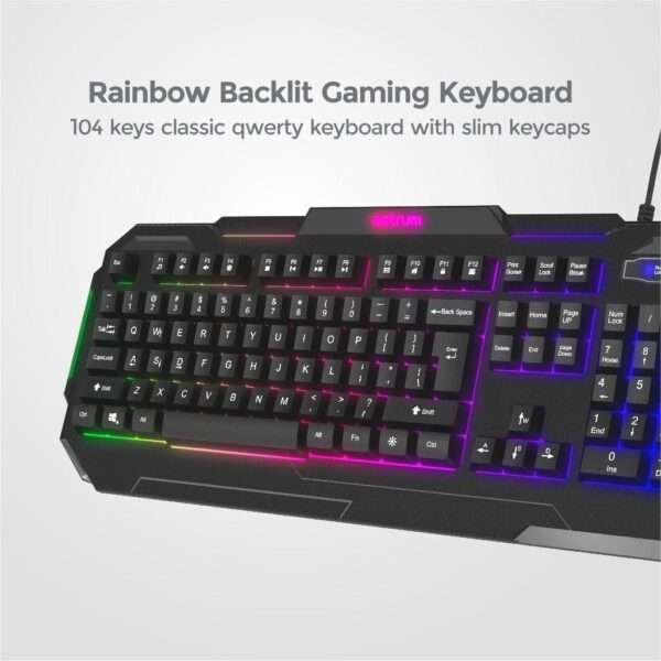Astrum Gaming RGB LED Wired Keyboard