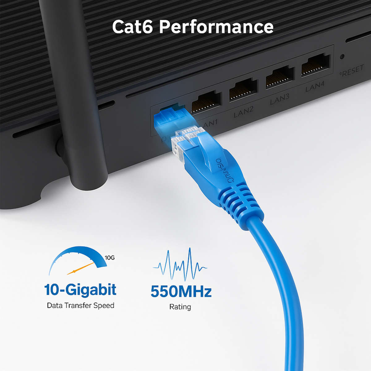 NT265  Cat6 Ethernet Network Patch 5.0m Cable